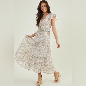 Altar’d State Charlene Floral Print Maxi Dress